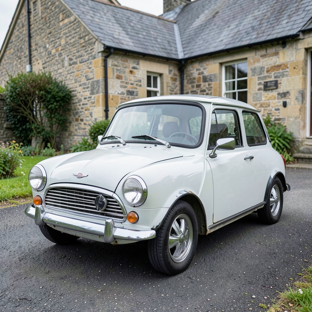 Stolen Austin Mini from Wokingham recovered in North Wales after seven years